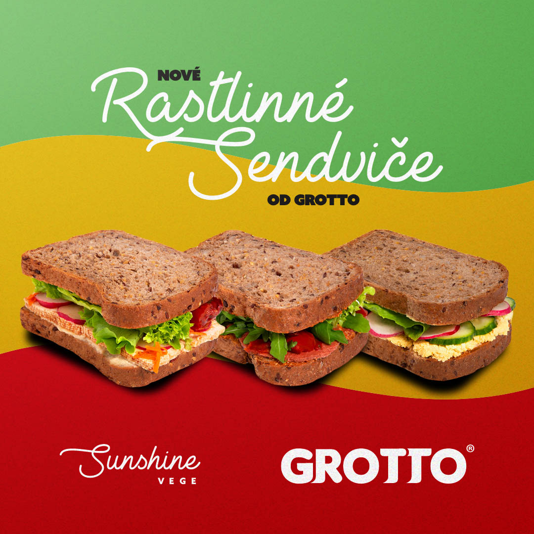 rastlinne sendvice sunshine vege grotto